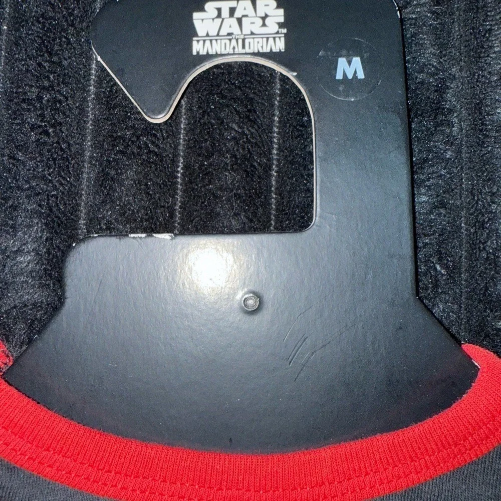 Star Wars Black and Red‎ Dog Tee - Merry Force Be With You - Size Medium